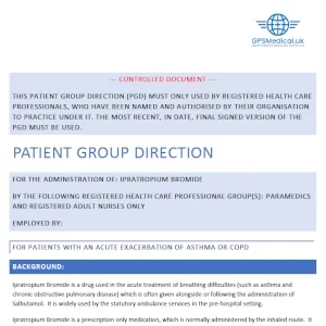Ipratropium Bromide PGD